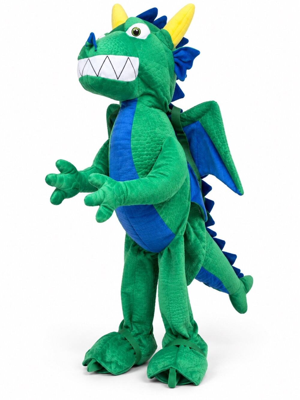 Green Dragon ride on Costume with Wings 5T-7kids